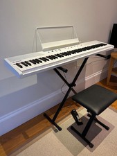 Alesis Recital 88-Key Digital Piano Keyboard with Stand And Pedal Included.