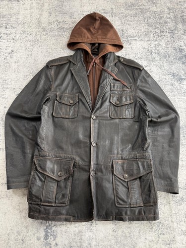 Iceboys coat mens large brown - mens,