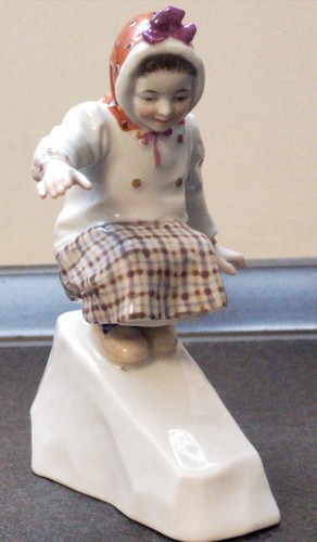 Meissen art nouveau figure - art,