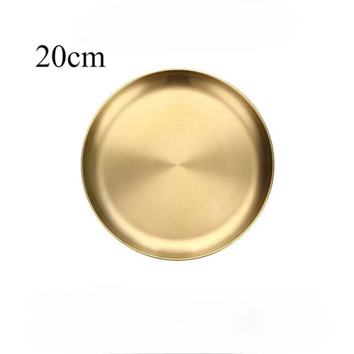 Gold stainless steel plates - stainless,