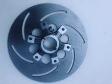 Trike/Kart Slotted Steel Brake Disc 200 x 3mm Thick & 30mm Premium Disc Carrier