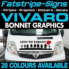 to fit VAUXHALL VIVARO LEST WE