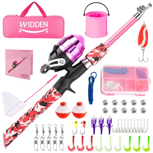 Kids fishing pole portable - fishing, pole,