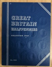 Complete Collection  1937-1967 Halfpennies In Nice Clean Whitman Folder