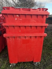1100L Wheelie Bins RED