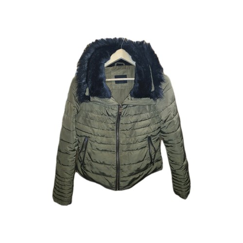 Zara green quilted - , jacket