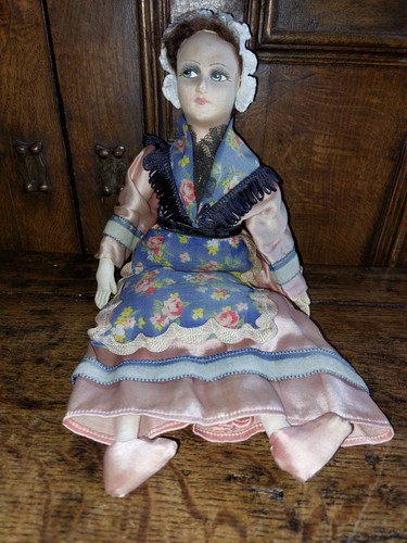 Antique french boudoir doll - antique,