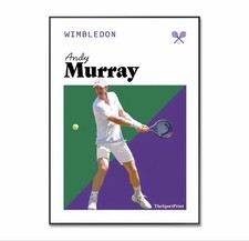 Wimbledon Tennis Poster, Andy