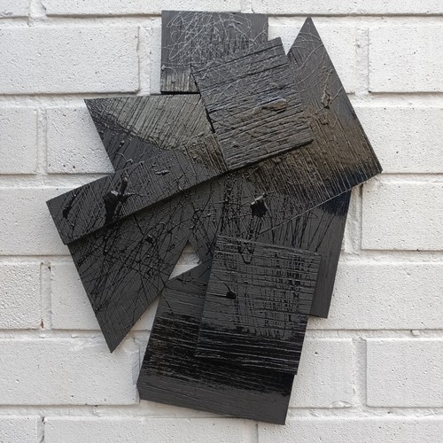 Brutalist mcm wall - mcm, wood