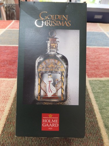 Holmegaard christmas bottle - holmegaard,
