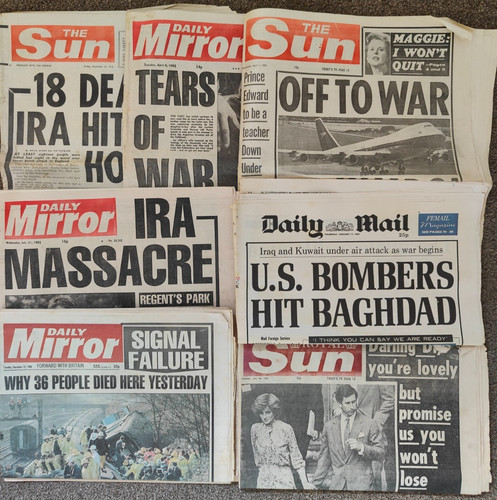 Old newspapers 1974 - old,