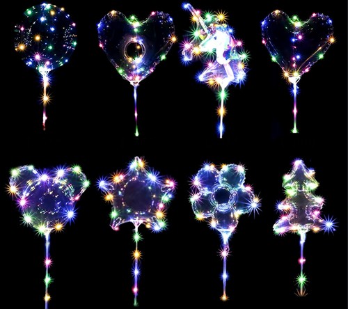 10pcs led multicolour - 18",