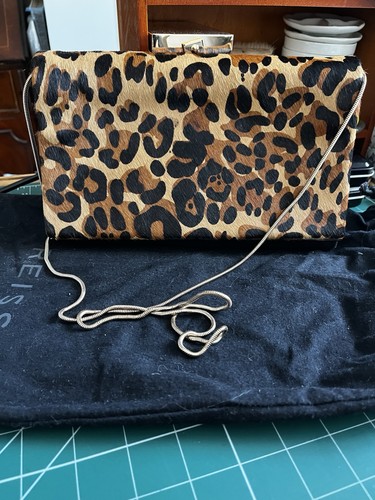 Reiss pony hair clutch - pony, bag