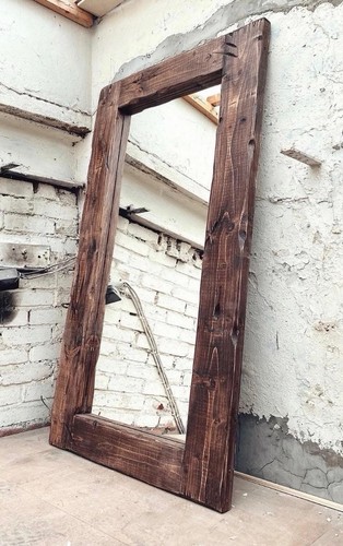 Handcrafted wide frame wooden - wide,