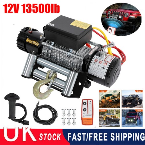 Heavy duty electric winch 12v - duty,