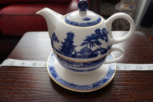 Ringtons willow pattern - willow, tea