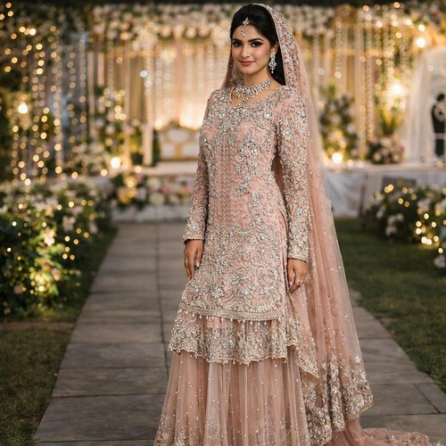 Designer bridal shararadress - designer,