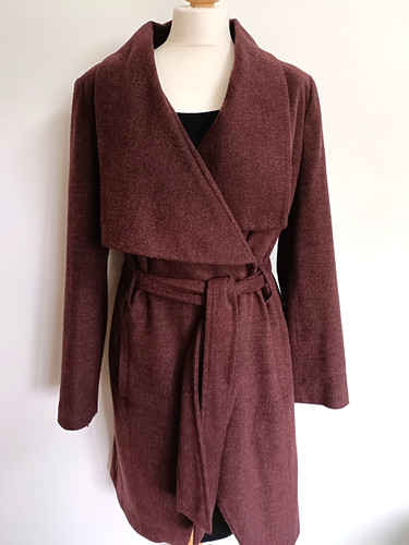 Per una burgundy wool - per,