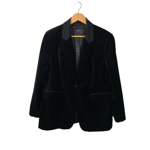 Velvet blazer 20 - m&s,