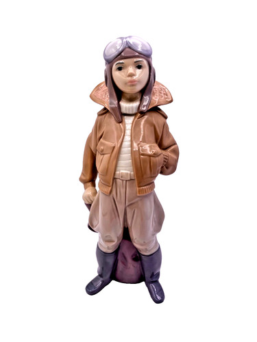 Lladro 6451 little pilot - little, nino