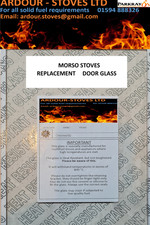 Morso,  Replacement Door Glass