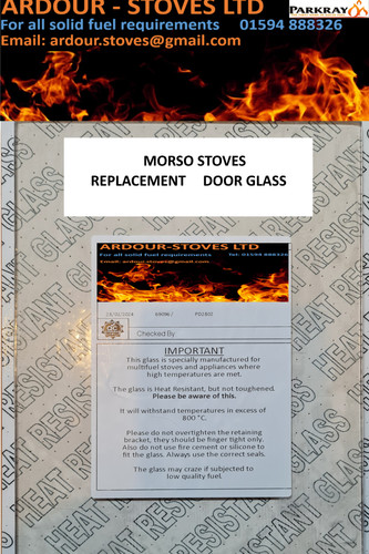 Morso replacement door glass - ,
