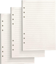 3 Pack A5 Lined Refill Paper