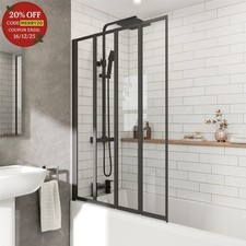 4 Folding Bath Shower Screen