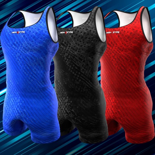 High type wrestling singlet - type,