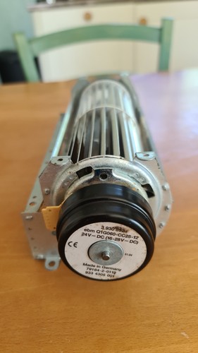 Miele oven top fan - top,