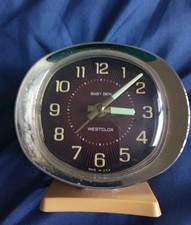 Vintage Westclox Baby Ben Springwound Alarm Clock. Working.  Original box.