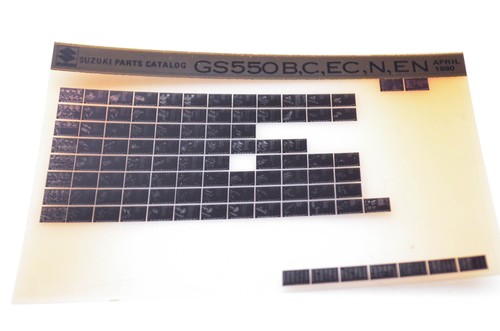 Oem suzuki gs550b n - oem, gs550b,c,ec,n,en