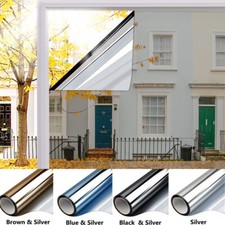 Window Film One Way Mirror Reflective Home Privacy Solar Tint Foil Glass Sticker