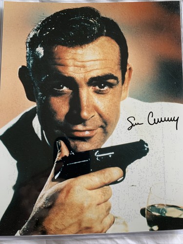 Sean connery autographed 8x10 - sean,