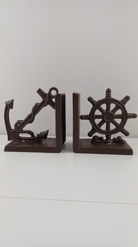 Nautical anchor and - ship, wheel