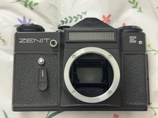 Zenit-E 35mm SLR Film Camera Body, Shutter, Light-meter and reel winder working.