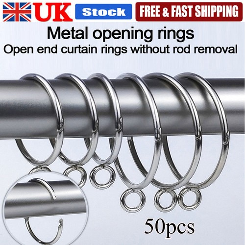 50pcs 50mm metal curtain - metal,