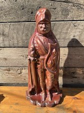 VINTAGE CAST IRON & VITREOUS ENAMEL KNIGHT FIRESIDE COMPANION
