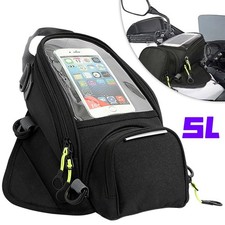 Motorcycle Tank Bag Oxford Saddle Black Motorbike Bag 1Pc with Strong Magnetic