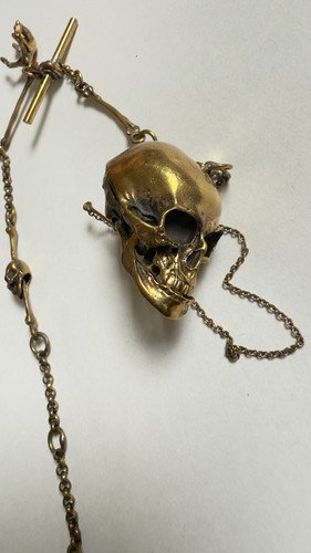 Brass skull skeleton - skeleton, watch