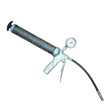 Abnox High-Pressure Grease Gun 400 Bar 1 Unit Hose Nozzle 14mm 400cm3 WANNER
