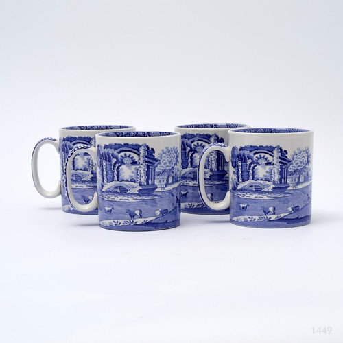 Vintage spode blue italian - blue,