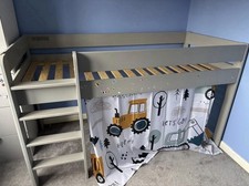 Kids Wooden Mid Sleeper Bed