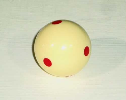 Cue ball with - cue, red