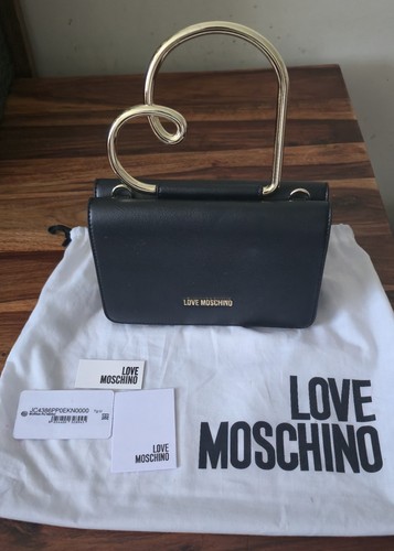 Moschino black quilted - moschino,