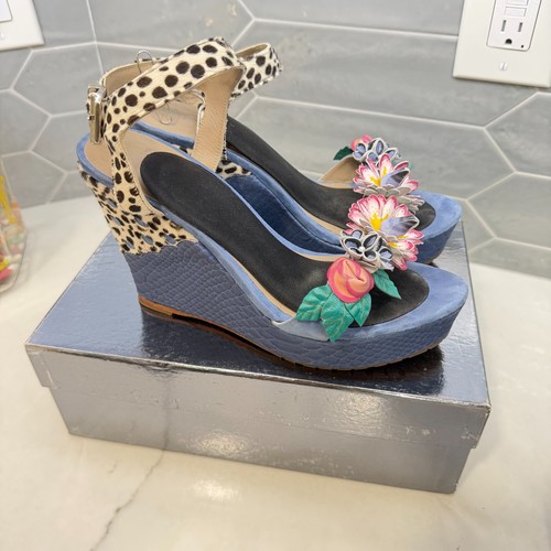 Donald pliner blue suede - pliner,