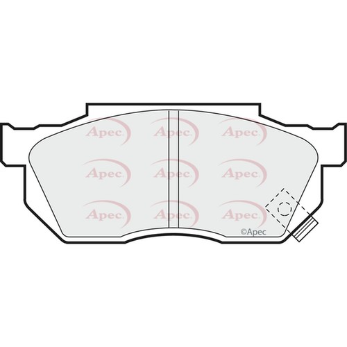 Brake pads set for honda - for,