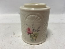 Donegal Parian Pottery China Ireland 2000 AD Pink Rose Gaelic Pattern Preloved