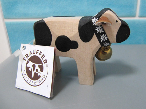 Nwt trauffer swiss wooden - swiss, calf