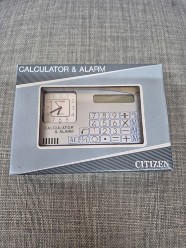 Citizen calculator alarm - calculator,
